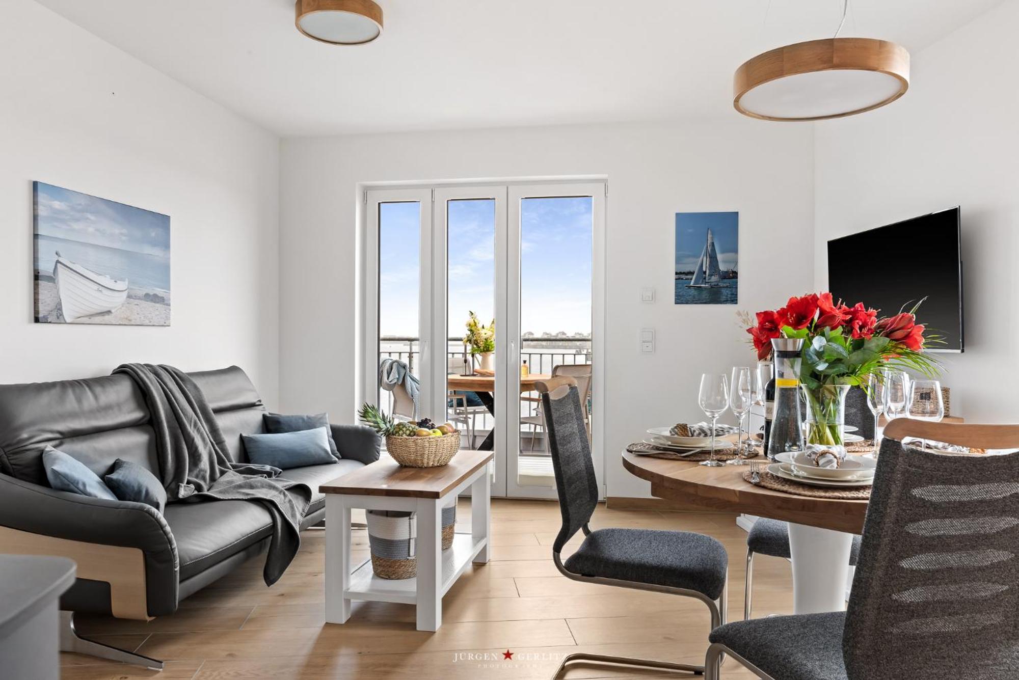 Sea Apartment Mojo- Meerblick, Infrarotauna, Terrasse Olpenitz Exterior photo