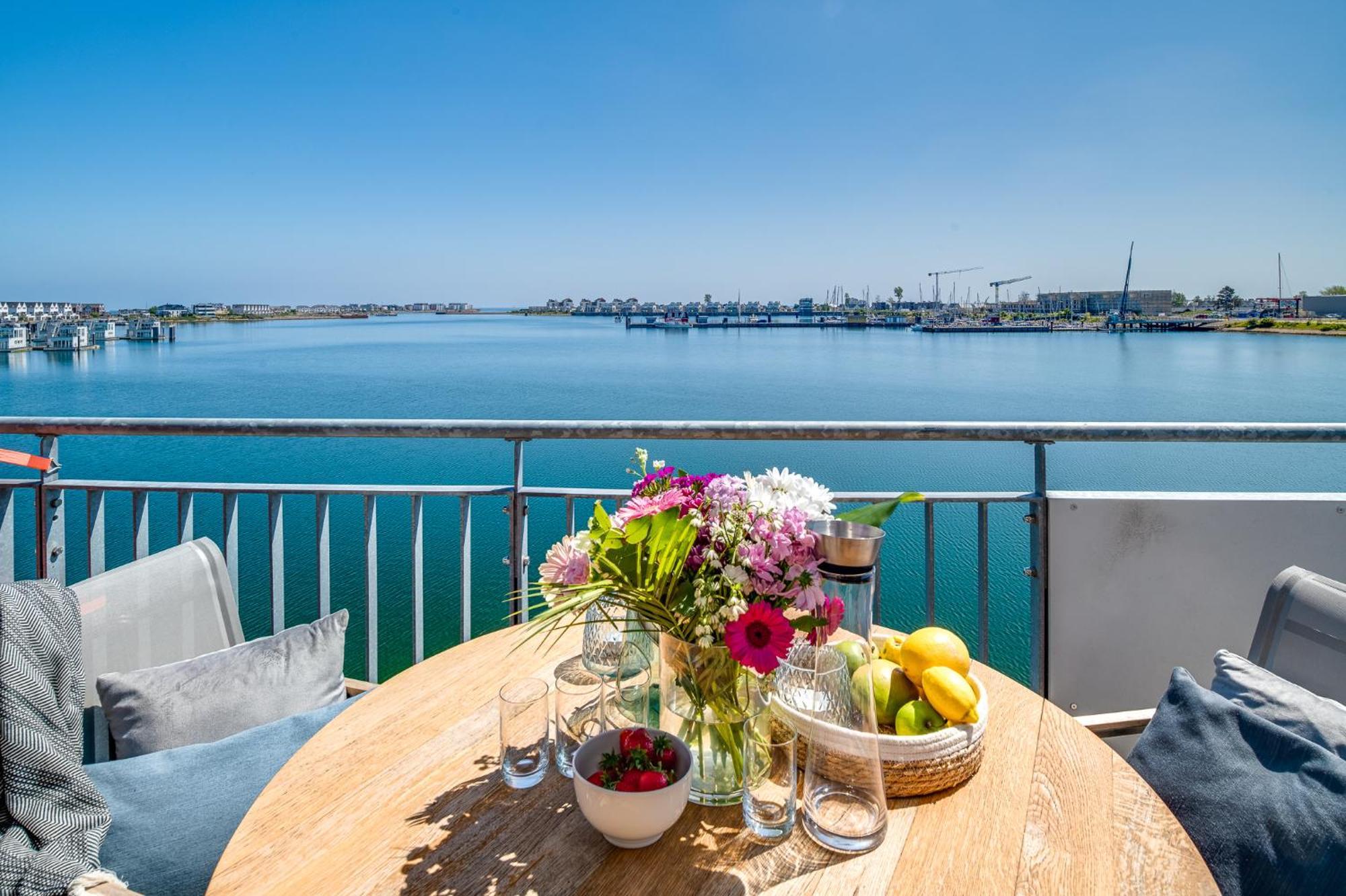 Sea Apartment Mojo- Meerblick, Infrarotauna, Terrasse Olpenitz Exterior photo