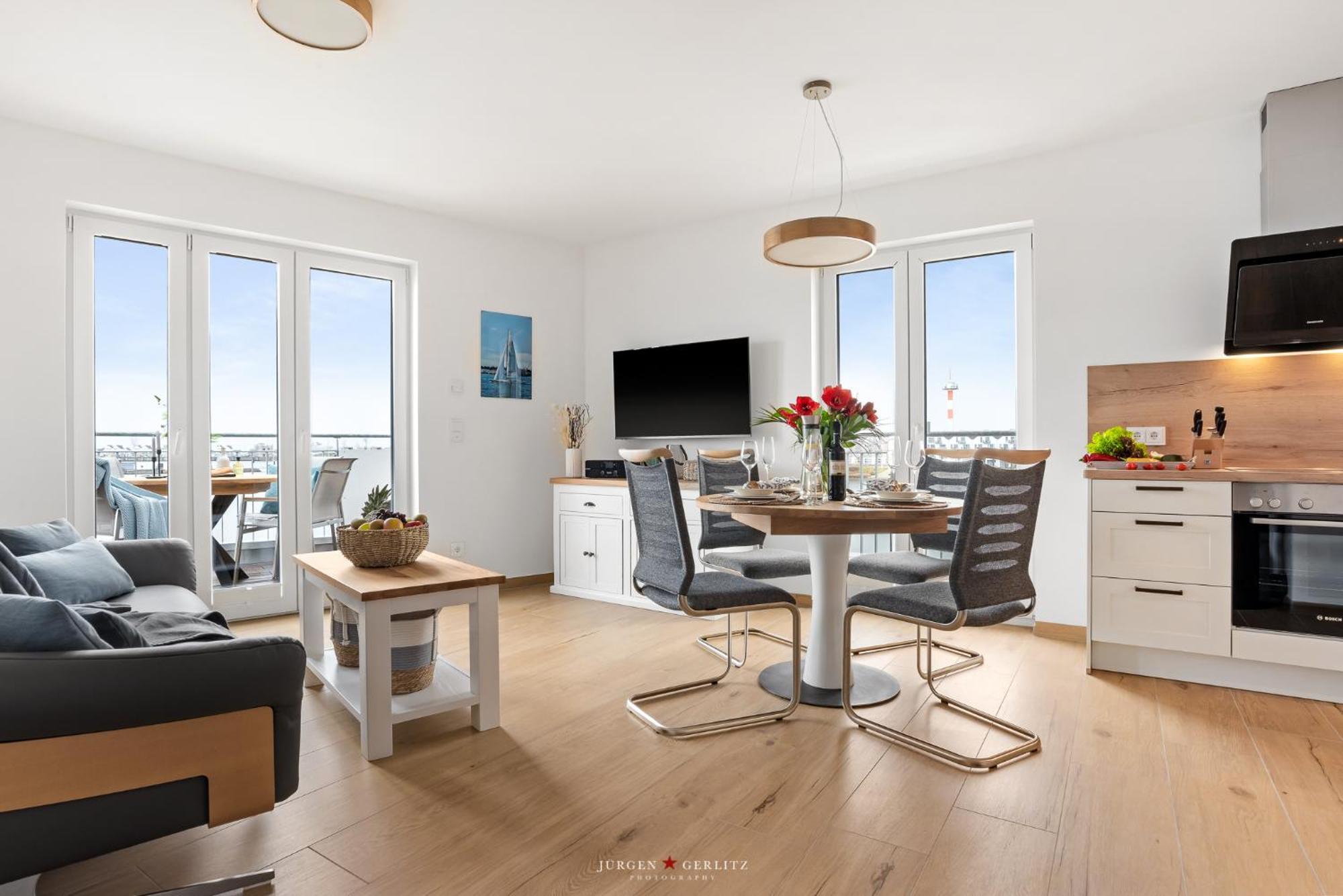 Sea Apartment Mojo- Meerblick, Infrarotauna, Terrasse Olpenitz Exterior photo